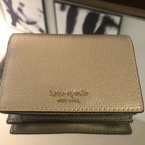 Kate Spade Gold Mini Key Ring Wallet